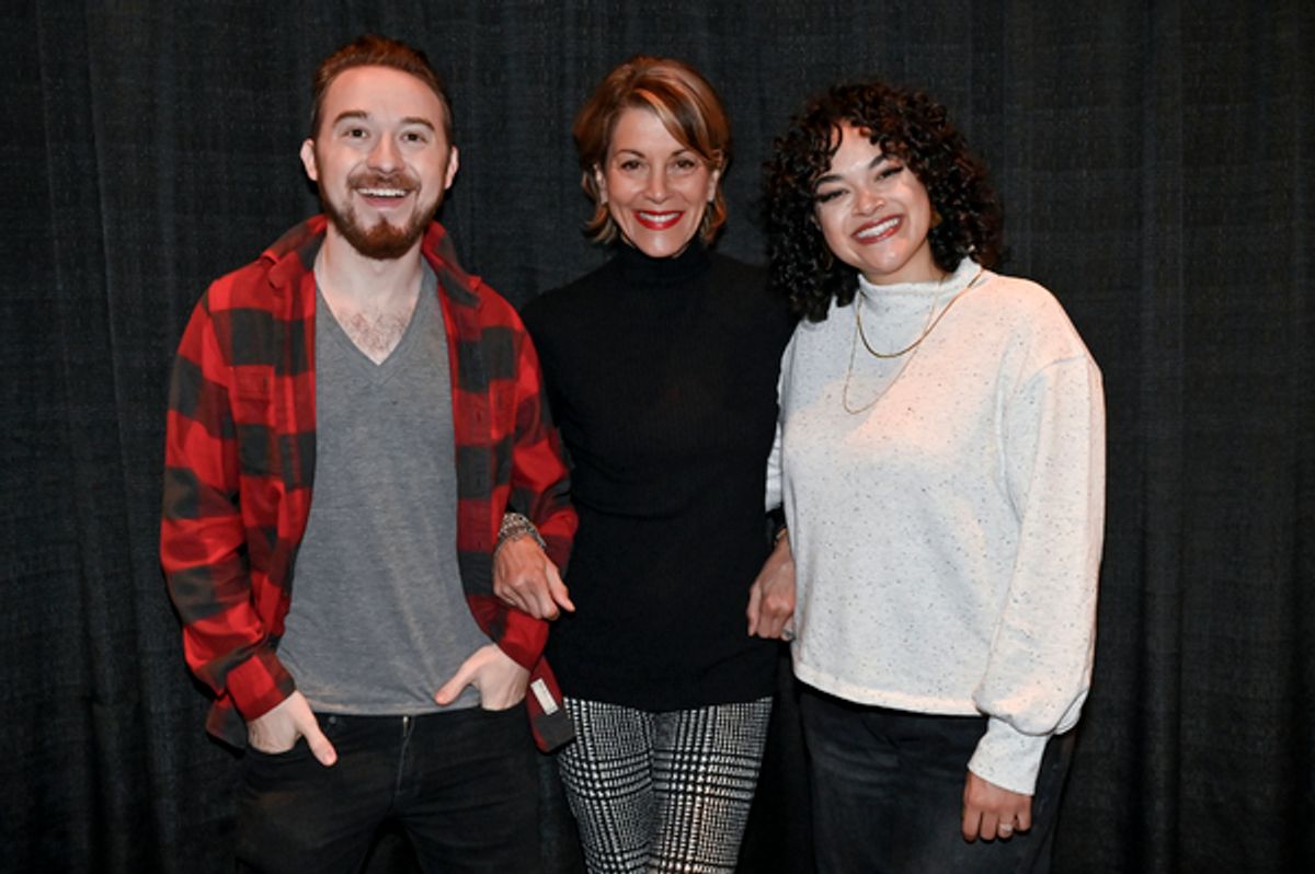 ALEX HIRSCH, WENDIE MALICK, SARAH-NICOLE ROBLES at 