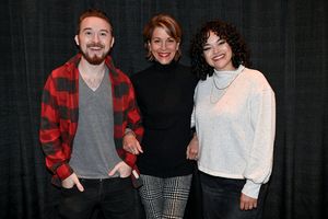 ALEX HIRSCH, WENDIE MALICK, SARAH-NICOLE ROBLES @ BroadwayWorld ALEX HIRSCH, WENDIE MALICK, SARAH-NICOLE ROBLES Photo