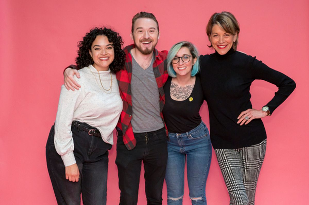 SARAH-NICOLE ROBLES, ALEX HIRSCH, DANA TERRACE, WENDIE MALICK at 