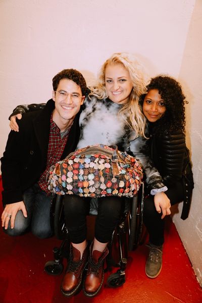 Darren Criss, Ali Stroker, Rebecca Naomi Jones Photo