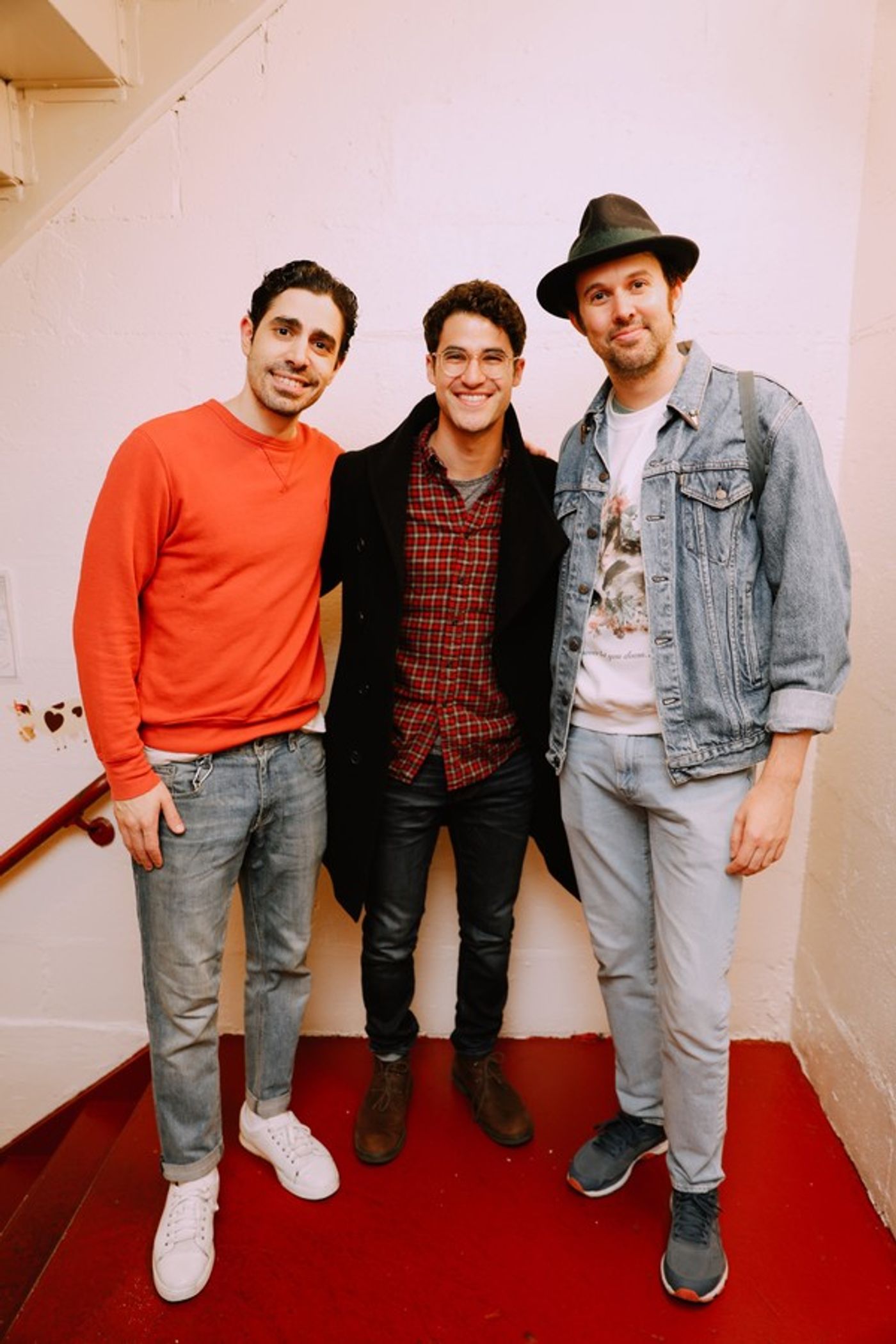 Photo Flash: Darren Criss and Lena Hall Stop By OKLAHOMA! On Broadway  Image