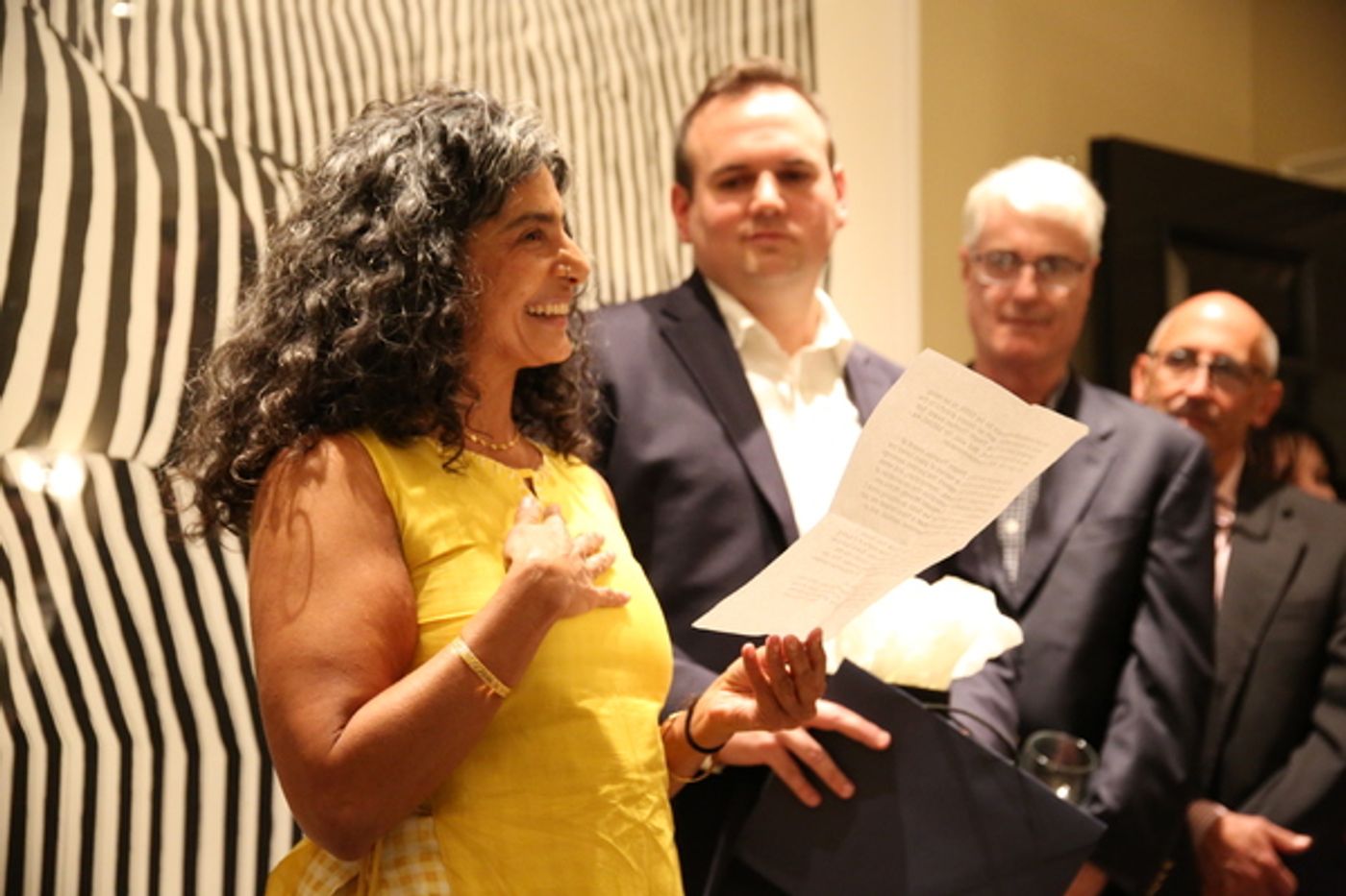 Photo Flash: Inside the DGF Salon Celebrating Oliver Houser and Riti Sachdeva  Image