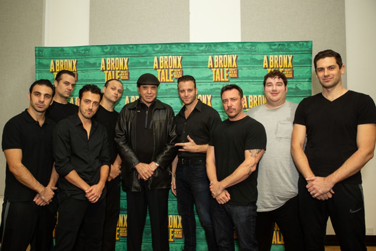 Chazz Palminteri and the cast of A Bronx Tale at 