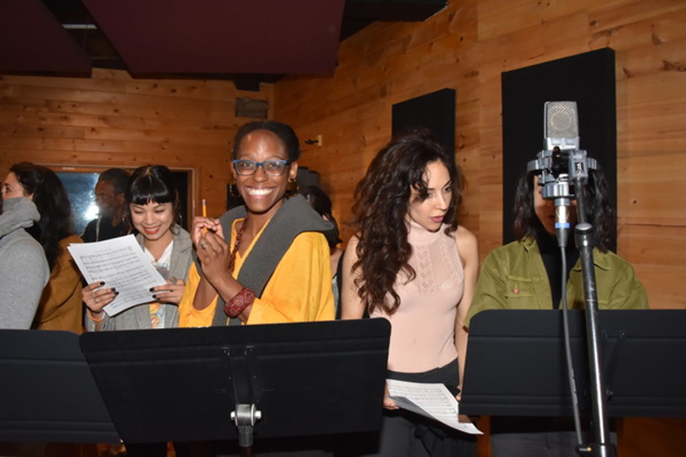 BWW Exclusive: Eva Noblezada, Reeve Carney and the Cast of HADESTOWN Get in the Holiday Spirit for Carols For A Cure  Image