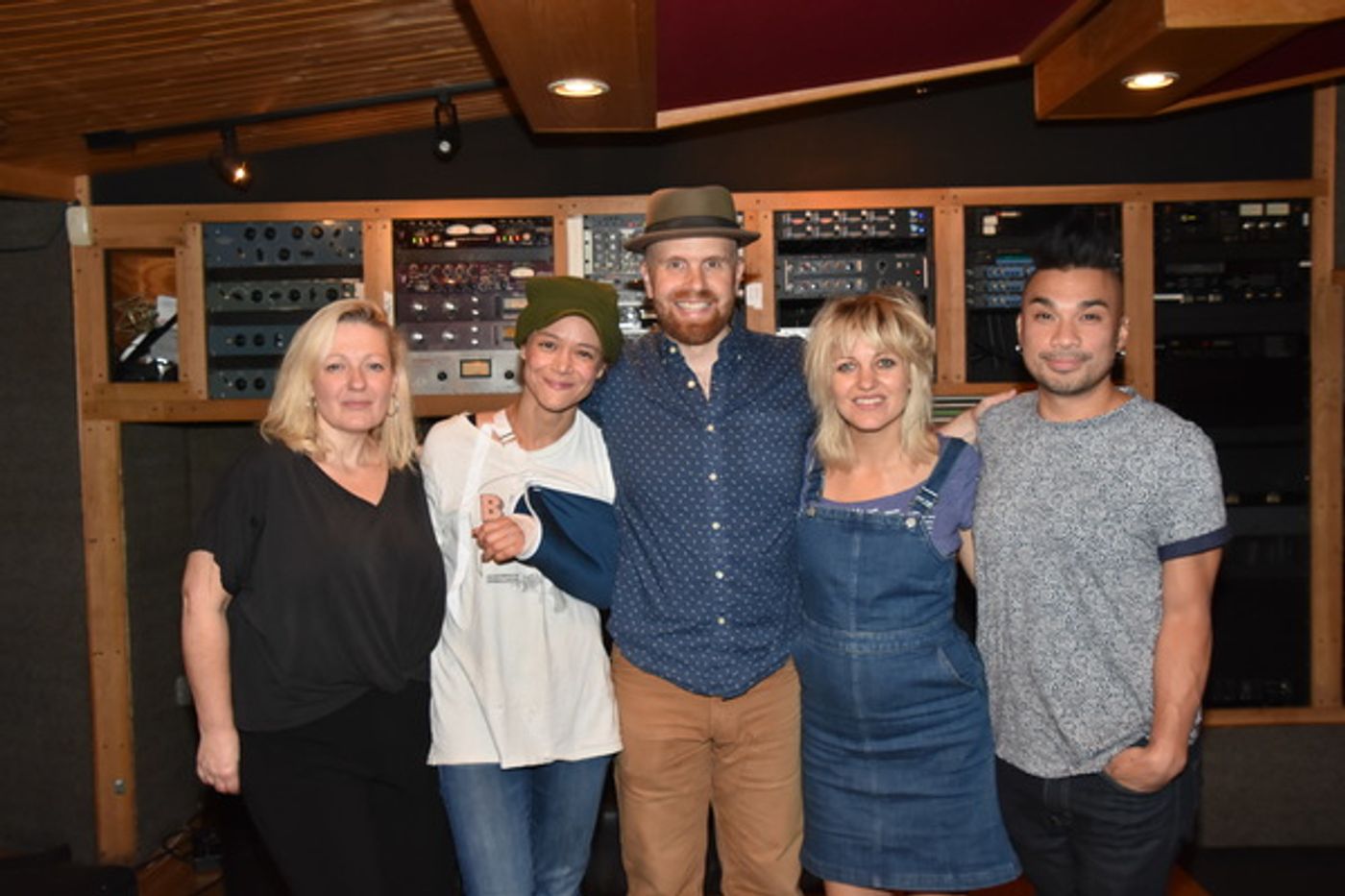 BWW Exclusive: Eva Noblezada, Reeve Carney and the Cast of HADESTOWN Get in the Holiday Spirit for Carols For A Cure  Image