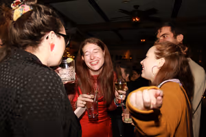Costume Designer Alice Tavener, director Kylie M. Brown, and cast member Carolyn Kettig @ BroadwayWorld Costume Designer Alice Tavener, director Kylie M. Brown, and cast member Carolyn Kett Photo
