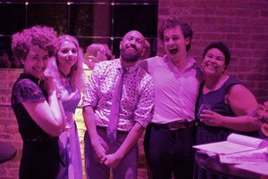 L-R Producing Director Madeline Goldsmith, Sydney Shepherd, Matt Bovee, Chris Sears,  Photo