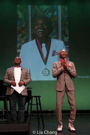 Ron Simons, Andre De Shields @ BroadwayWorld Ron Simons, Andre De Shields Photo