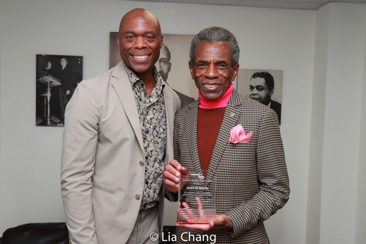 Erich McMillan-McCall and Andre De Shields at 
