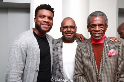 Keenan Scott II, Ron Simons and Andre De Shields Photo