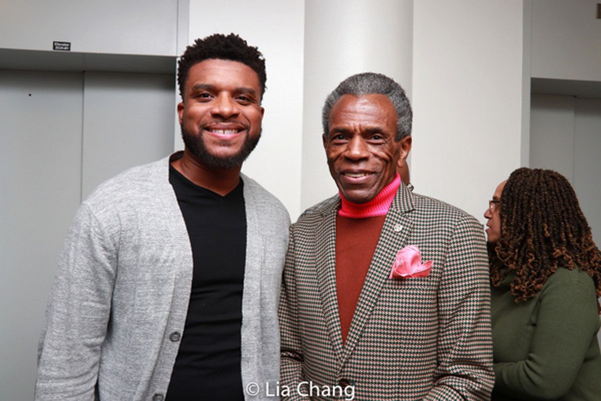 Keenan Scott II, Ron Simons and Andre De Shields at 