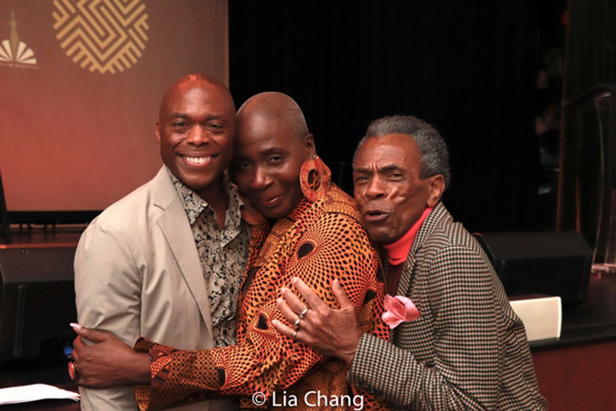 Erich McMillan-McCall, Marcia Pendleton and Andre De Shields at 