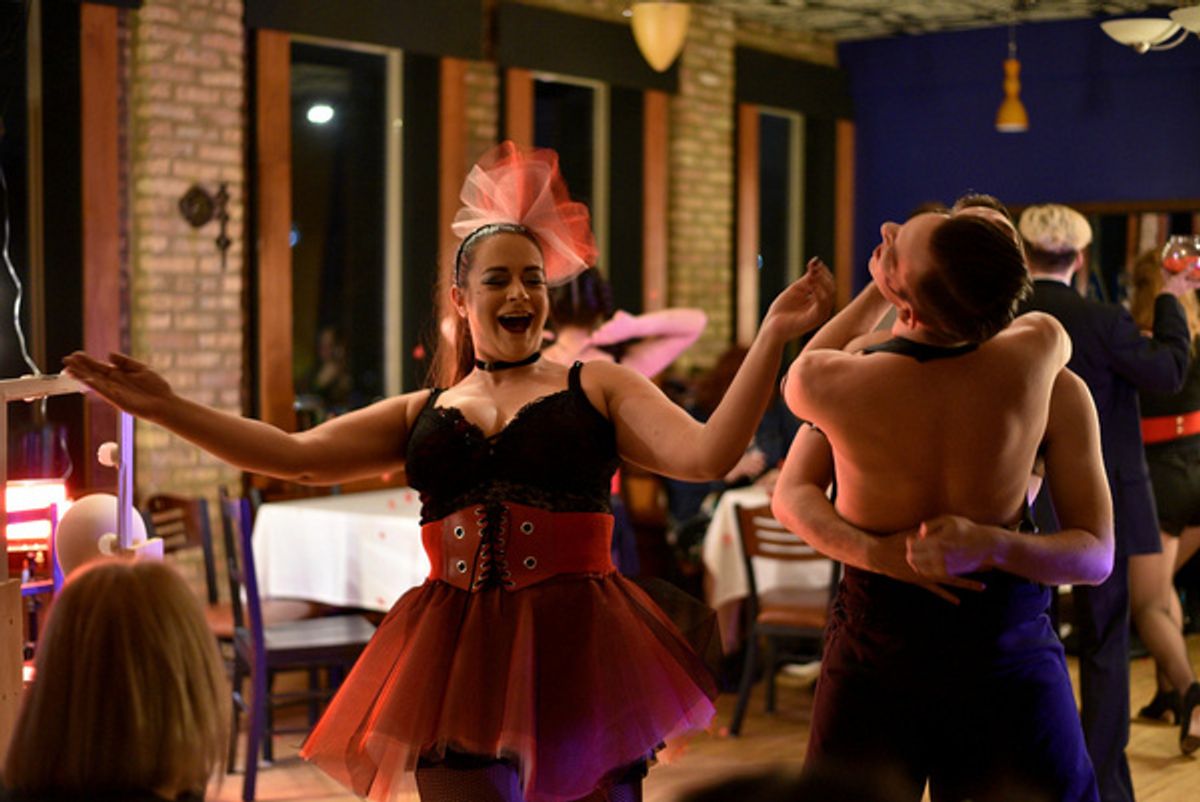 Sydney Genco with Josh Kemper and Christopher Young at 