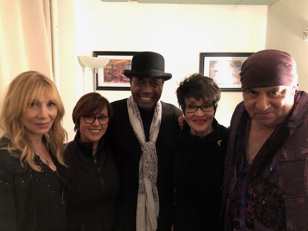 Chita Rivera with Lisa Mordente, Stevie Van Zandt, Maureen Van Zandt, and Ben Vereen Photo