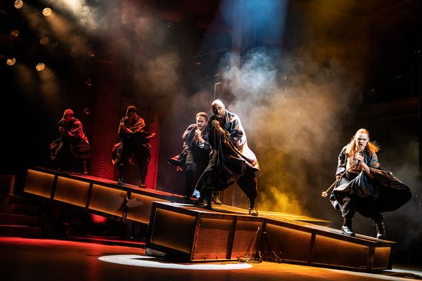 Alvin Crawford, Tyce Green and the company of the North American Tour of JESUS CHRIST Photo