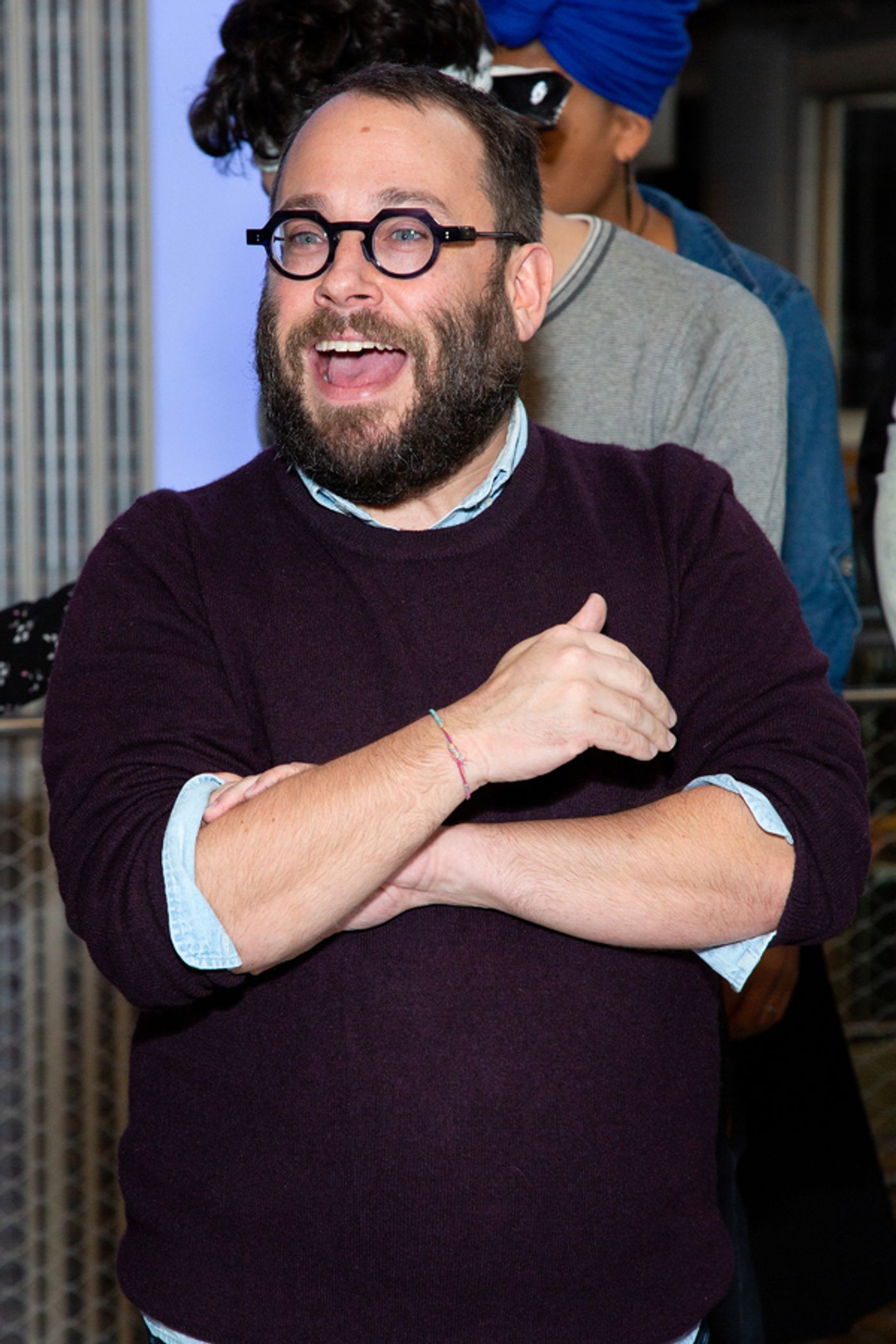 Photo Coverage: THE LIGHTNING THIEF Company Poses Atop the Empire State Building!  Image