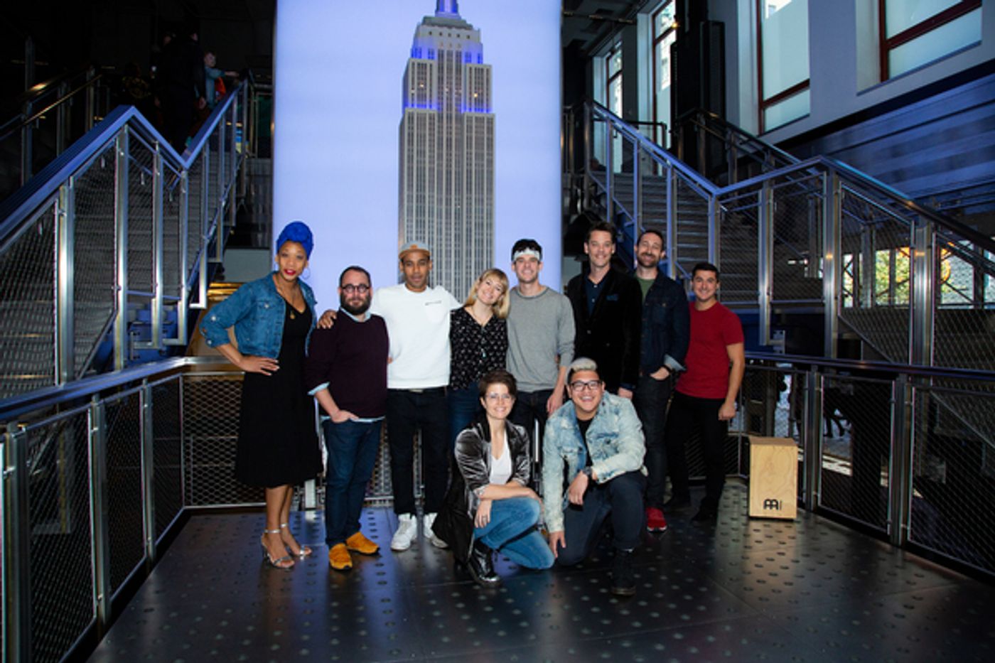 Photo Coverage: THE LIGHTNING THIEF Company Poses Atop the Empire State Building! Photo Coverage: THE LIGHTNING THIEF Company Poses Atop the Empire State Building! Image