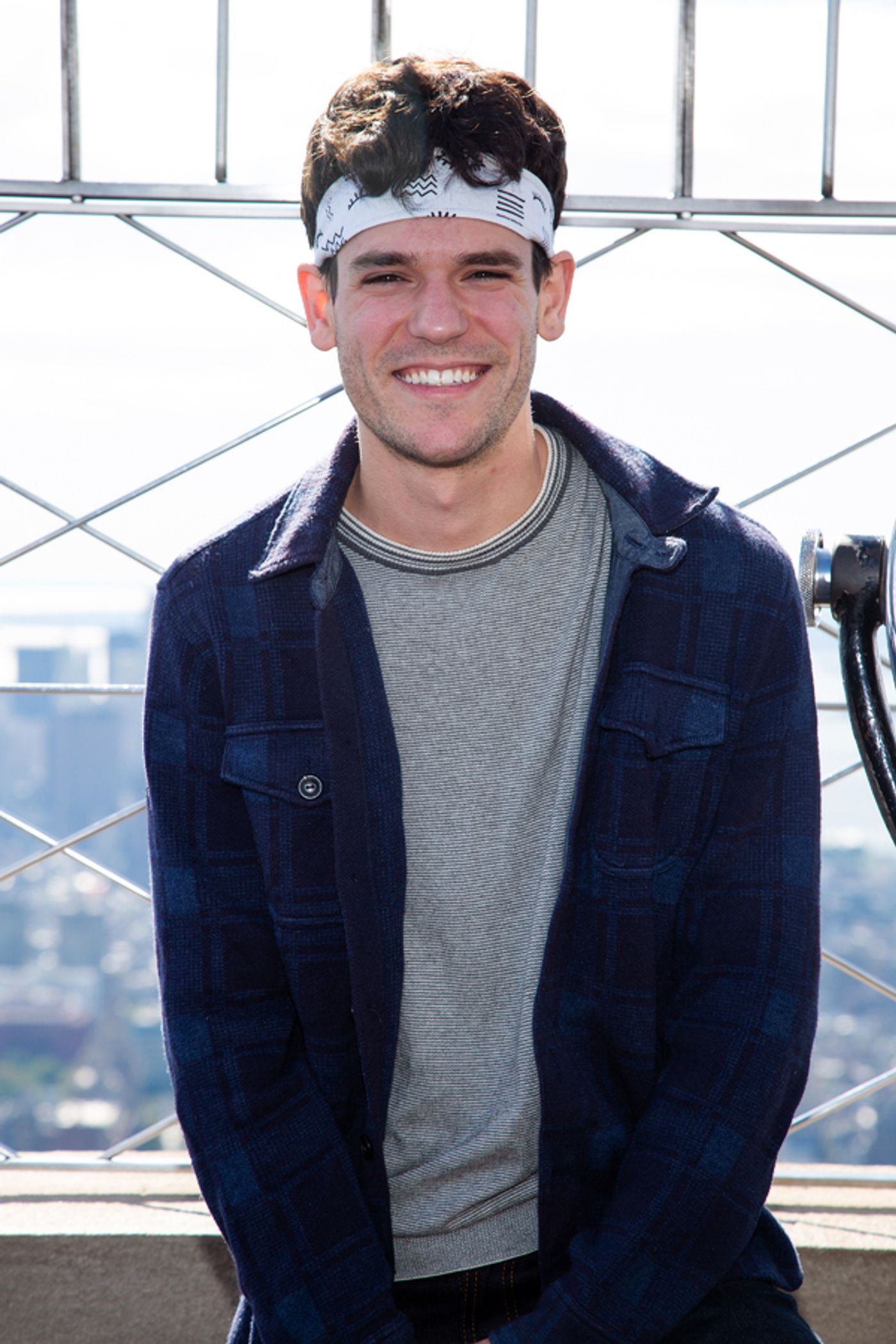 Photo Coverage: THE LIGHTNING THIEF Company Poses Atop the Empire State Building!  Image