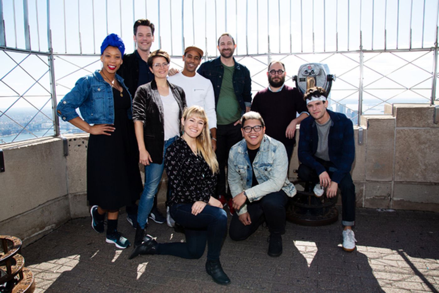 Photo Coverage: THE LIGHTNING THIEF Company Poses Atop the Empire State Building! Photo Coverage: THE LIGHTNING THIEF Company Poses Atop the Empire State Building! Image