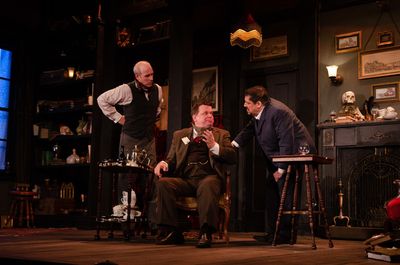 Kevin McKillip (Holmes), Joe Foust (Watson), and RenÃ© Ruelas
 Photo