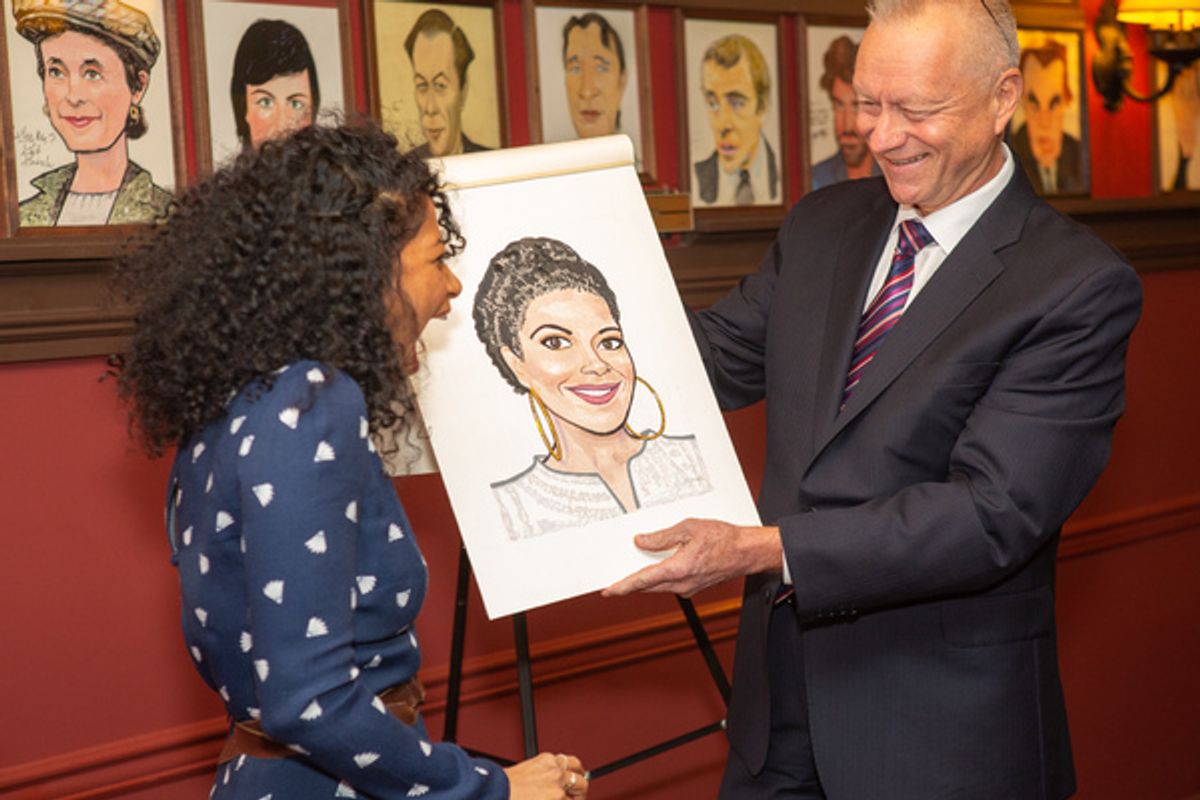 Rebecca Naomi Jones Receives Sardi's Portrait at 