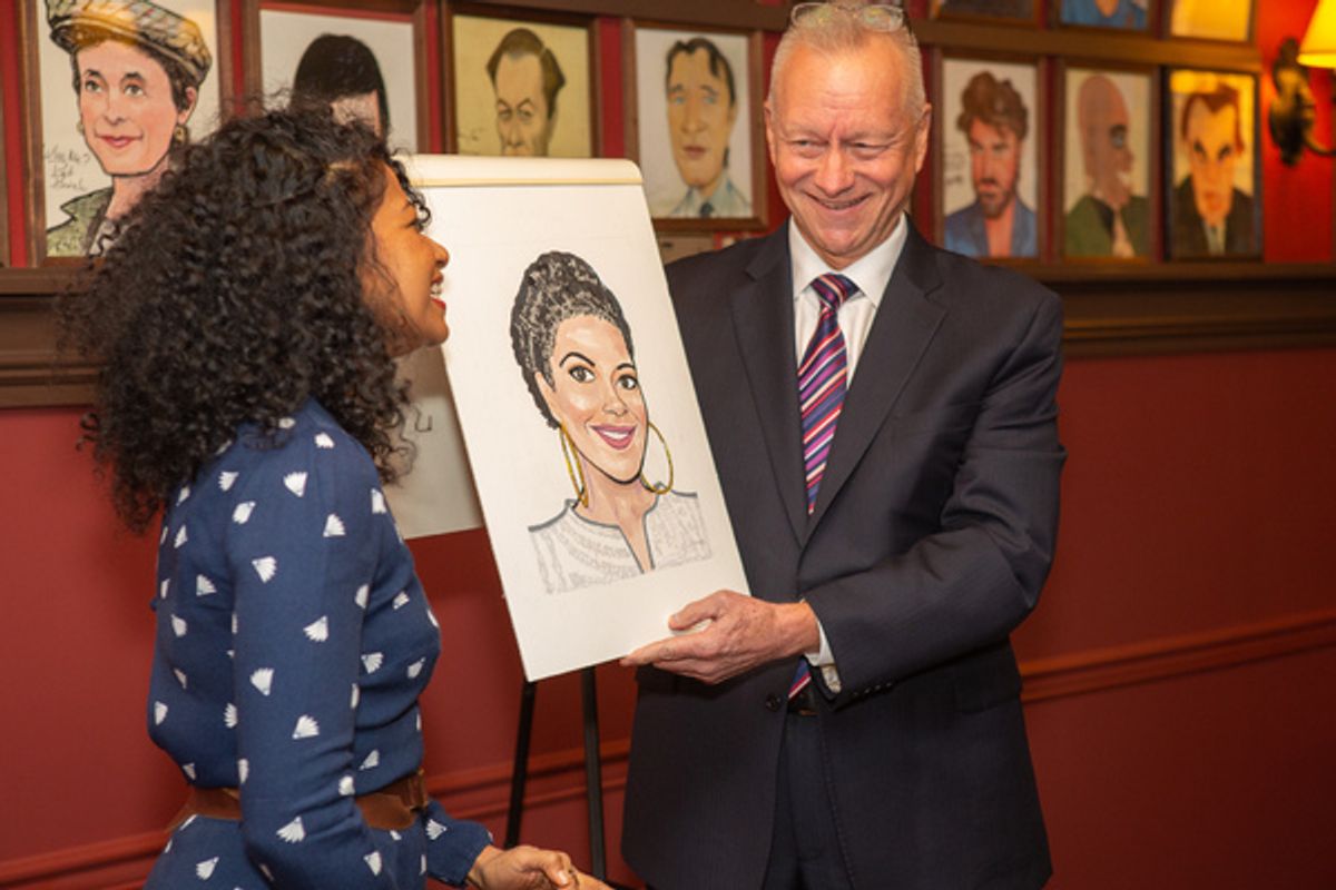 Rebecca Naomi Jones Receives Sardi's Portrait at 