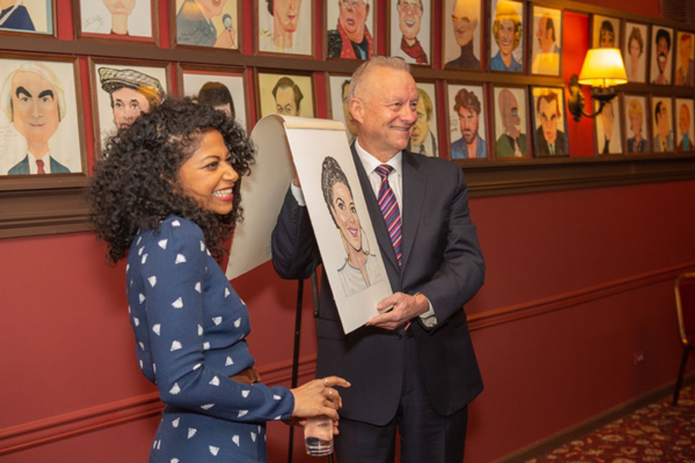 Photo Coverage: Rebecca Naomi Jones Receives Portrait at Sardi's Photo Coverage: Rebecca Naomi Jones Receives Portrait at Sardi's Image