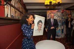 Rebecca Naomi Jones Receives Sardi's Portrait @ BroadwayWorld Rebecca Naomi Jones Receives Sardi's Portrait Photo
