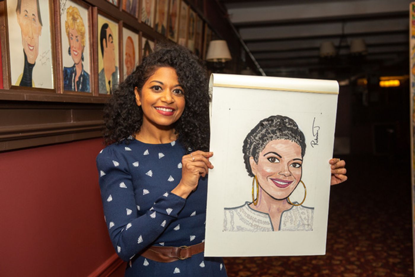 Photo Coverage: Rebecca Naomi Jones Receives Portrait at Sardi's Photo Coverage: Rebecca Naomi Jones Receives Portrait at Sardi's Image