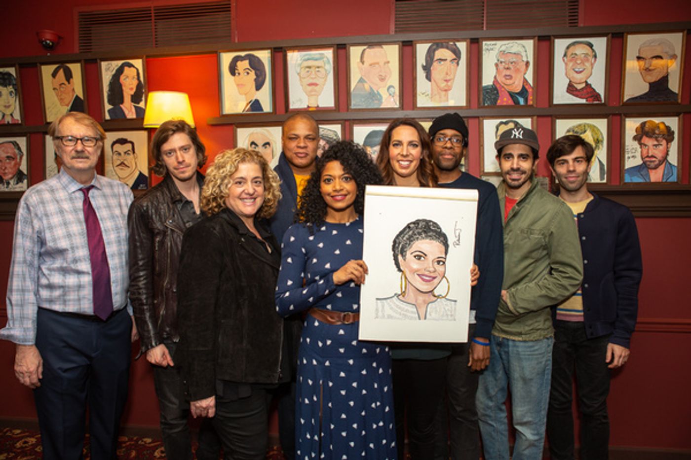 Photo Coverage: Rebecca Naomi Jones Receives Portrait at Sardi's Photo Coverage: Rebecca Naomi Jones Receives Portrait at Sardi's Image
