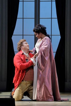 Levente MolnÃ¡r as Count Almaviva and Nicole Heaston as the Countess Photo