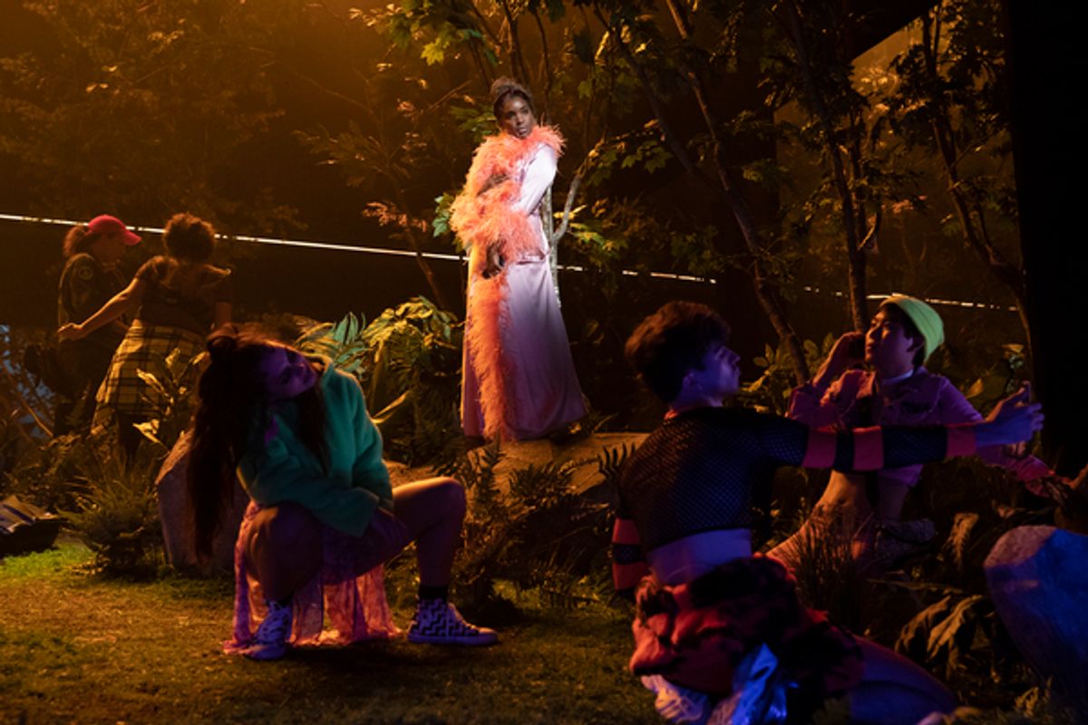 Ayesha Jordan and the company at 