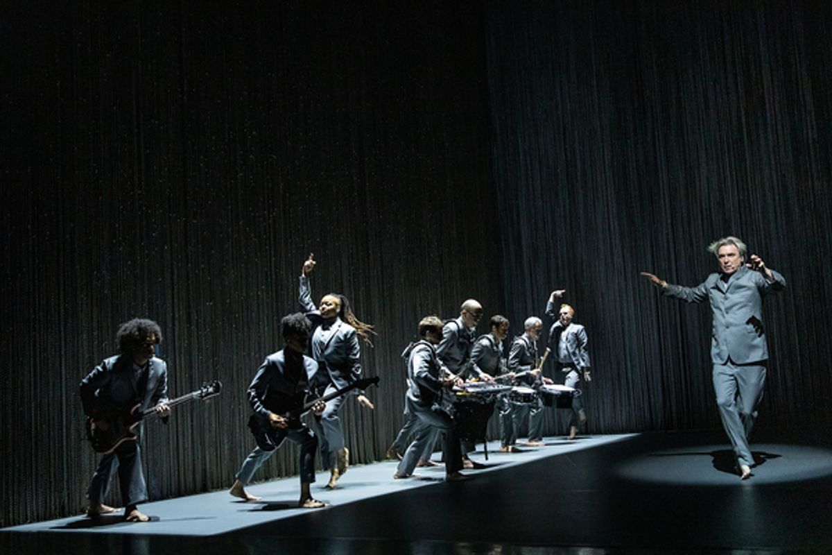 David Byrne and company at 