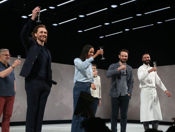 Tom Hiddleston, Zawe Ashton, Charlie Cox and Eddie Arnold  Photo