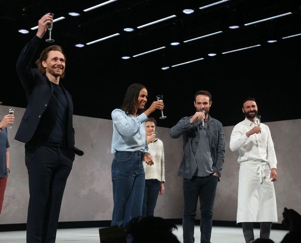 Tom Hiddleston, Zawe Ashton, Charlie Cox and Eddie Arnold  Photo