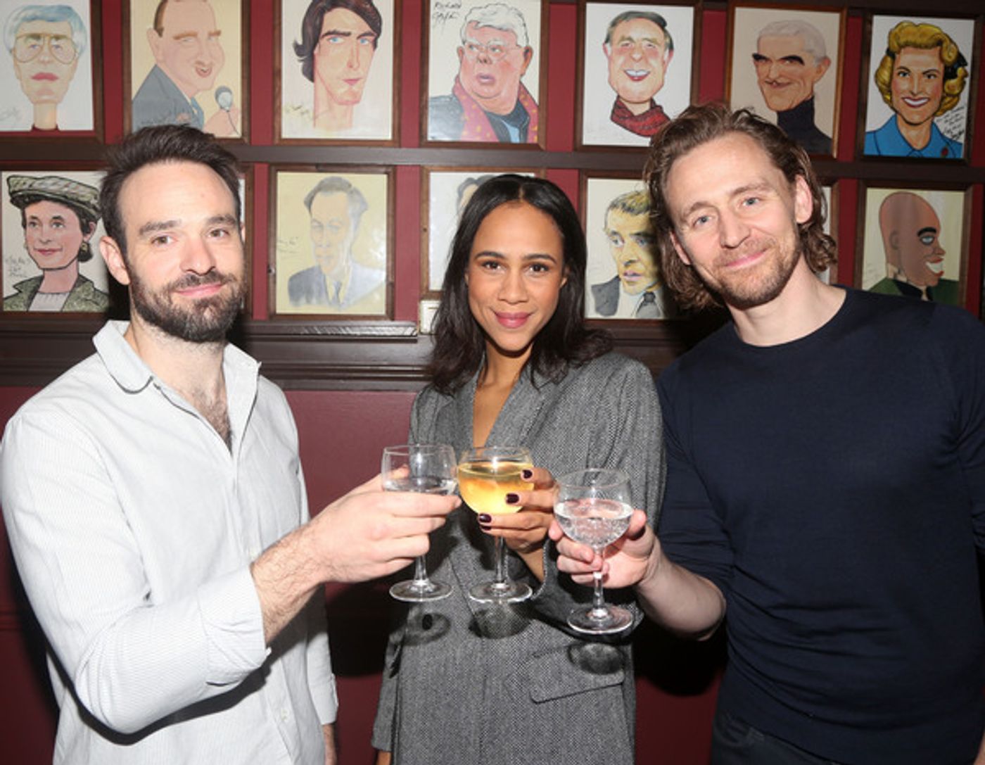 Photo Flash: Tom Hiddleston & Company Celebrate Harold Pinter's Birthday at BETRAYAL  Image