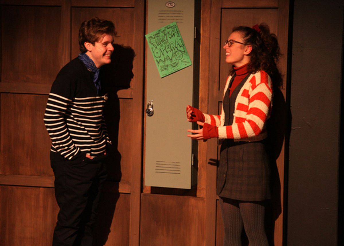 Christopher Diem as Brian and Emily Abeles as Brooke at 