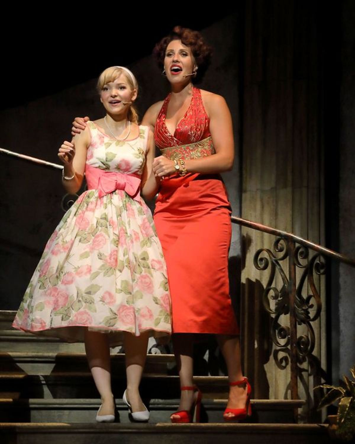 Dove Cameron and Celinde Schoenmaker at 