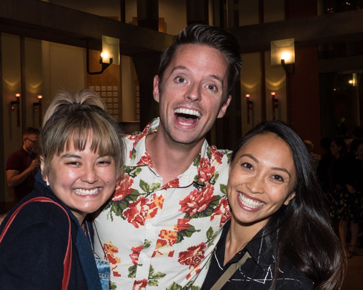 Cailan Rose, Co-Founder Daniel Dawson, and Nancy Lam at 