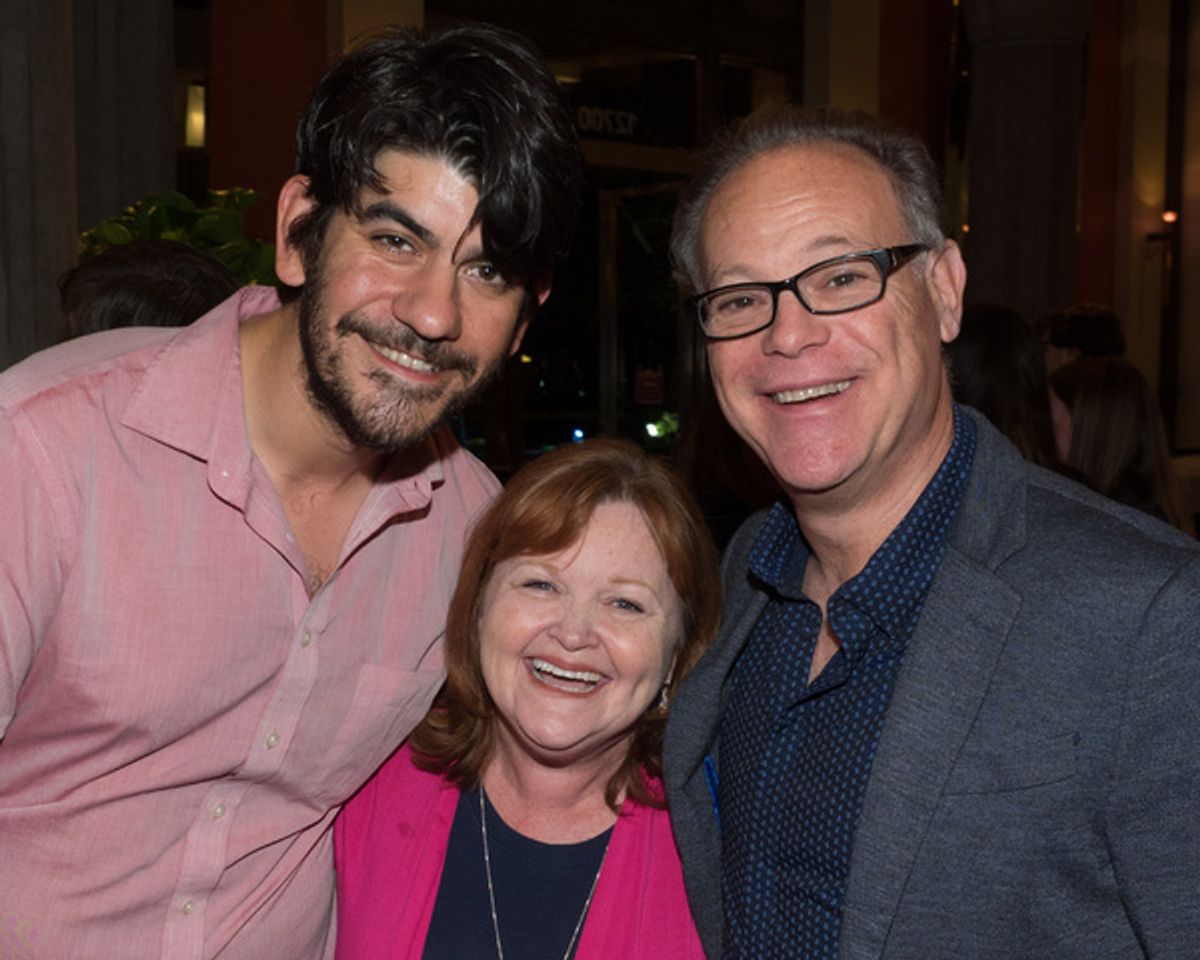 David Lamoureux, Shauna Markey, and Jeff Cohen at 