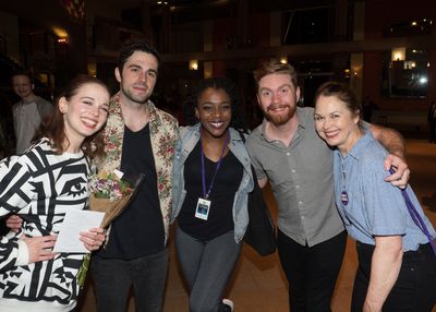 Leota Rhodes, Cameron Tagge, Katherine Washington, Erich Schroeder, and Cynthia Marty Photo