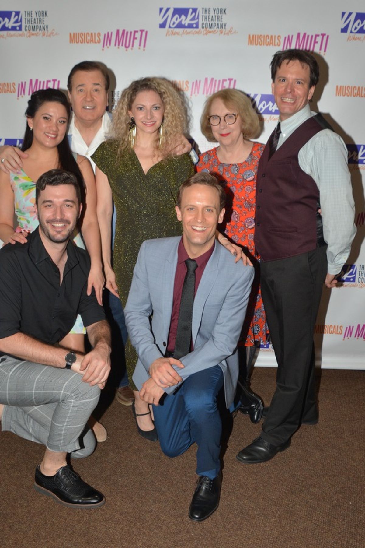 Diane Phelan, Lee Roy Reams, Lauren Molina, Pamela Hunt, Eric Svejcar (Music Director), Trent Kidd and Danny Gardner at 