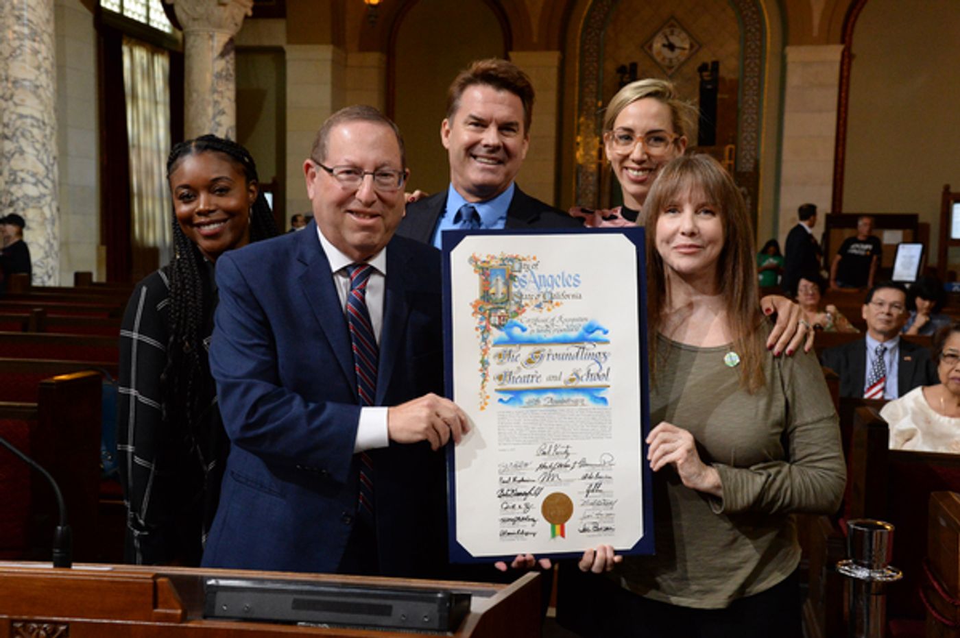 Photo Flash: LA City Council Honors The Groundlings on Their 45th Anniversary Photo Flash: LA City Council Honors The Groundlings on Their 45th Anniversary Image