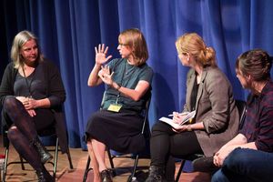 Kate Benson, Anne Washburn, Helen Shaw, Karinne Keithley Syers Photo