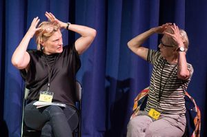 Claudia Brown and Jan Leslie Harding @ BroadwayWorld Claudia Brown and Jan Leslie Harding Photo