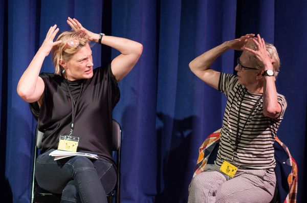 Claudia Brown and Jan Leslie Harding Photo