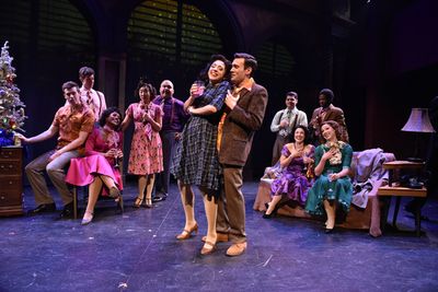 Michelle Lauto and Joe Giovannetti and members of the SUNSET BOULEVARD cast Photo