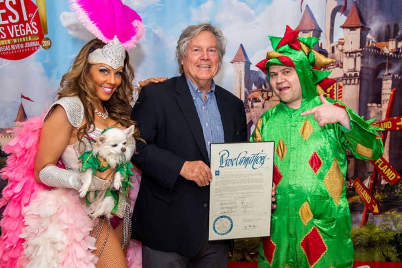 Photo Flash: PIFF THE MAGIC DRAGON Receives Three Gold Awards in Best of Las Vegas Photo Flash: PIFF THE MAGIC DRAGON Receives Three Gold Awards in Best of Las Vegas Image