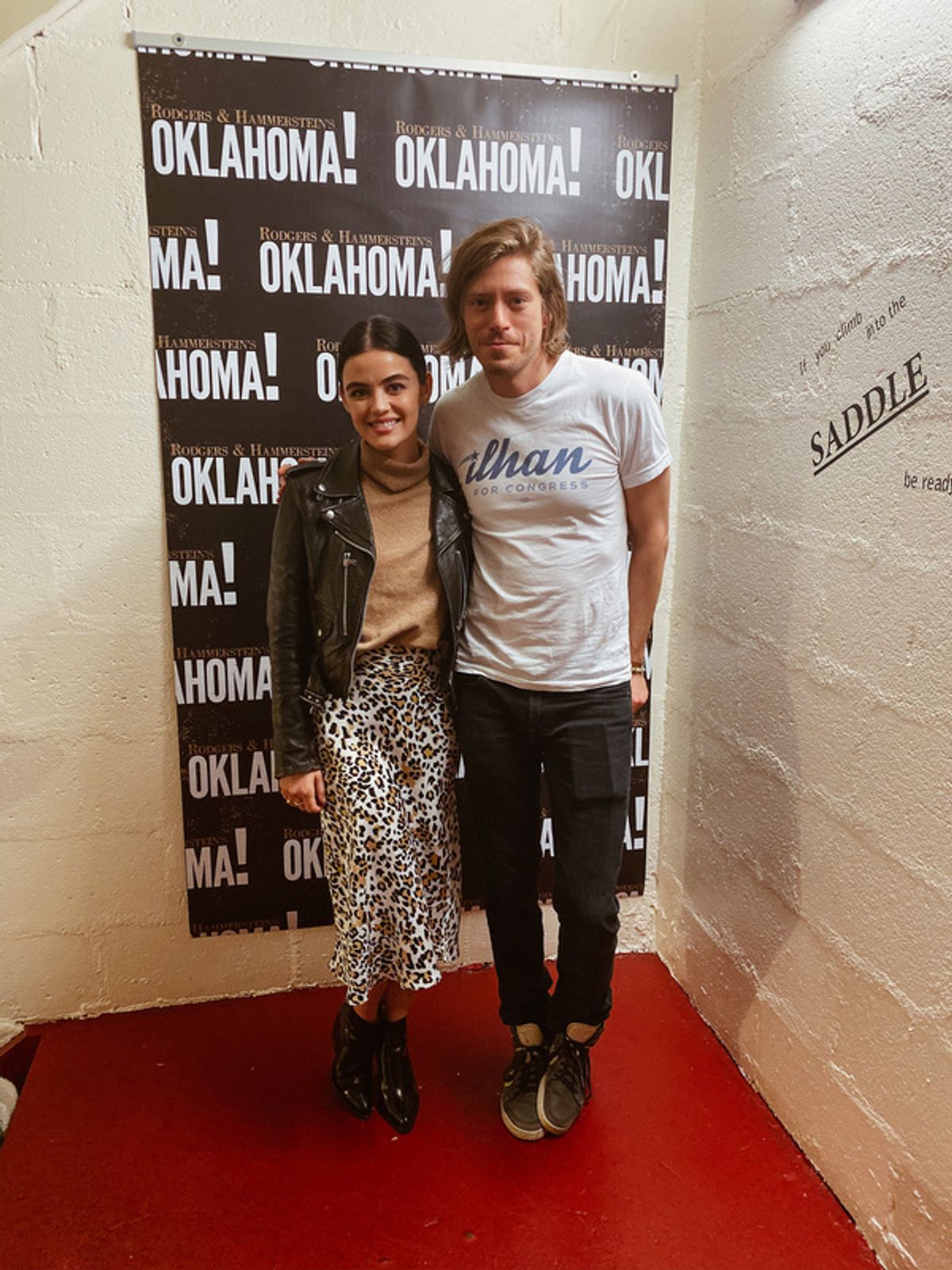 Lucy Hale with Patrick Vaill at 