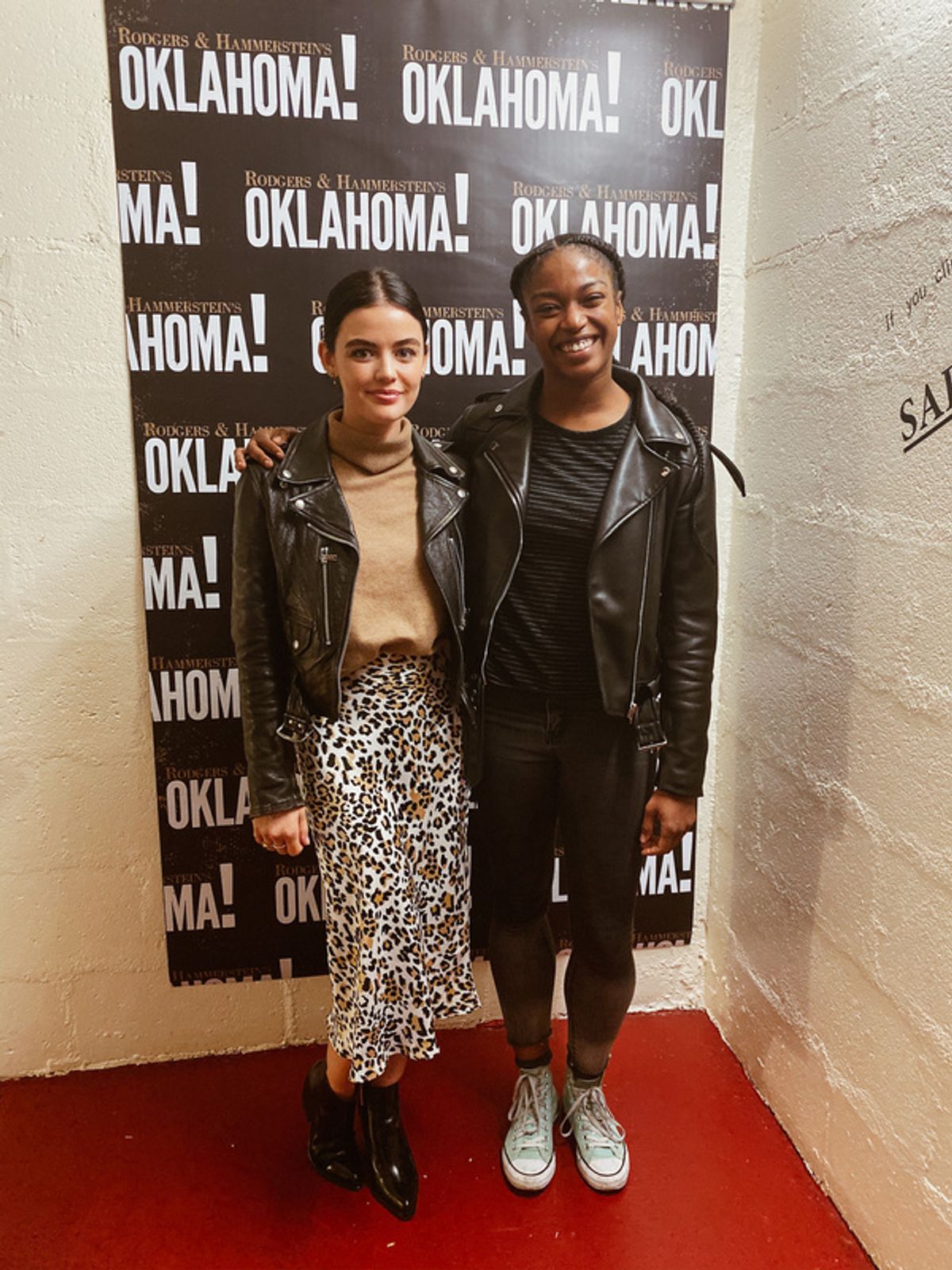 Lucy Hale with Aisha Mitchell at 